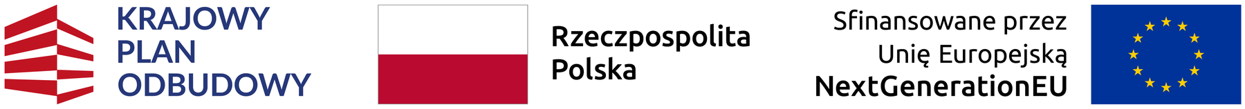 Krajowy Plan Odbudowy · Rzeczpospolita Polska · Sfinansowane przez Unię Europejską NextGenerationEU